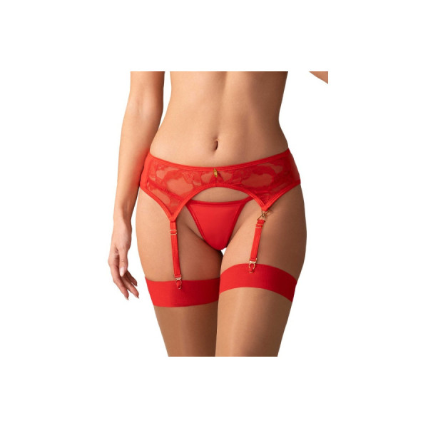 Aliosa porte-jarretelles - Rouge